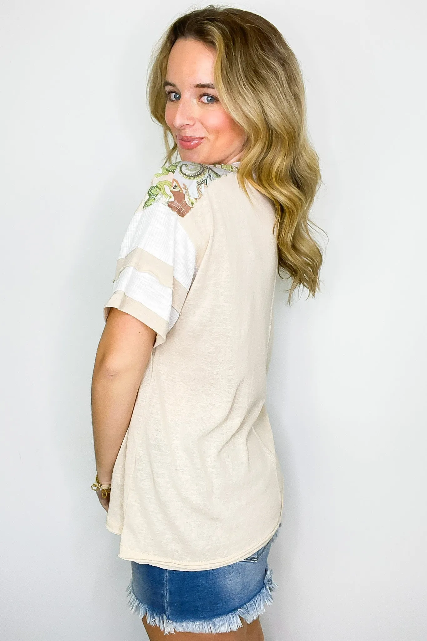 91 Graphic Patch Top