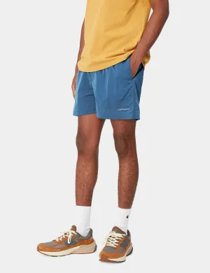 Affordable Luxury Carhartt-WIP Tobes Swim Trunks - Sorrent Blue/White  Going Fast!