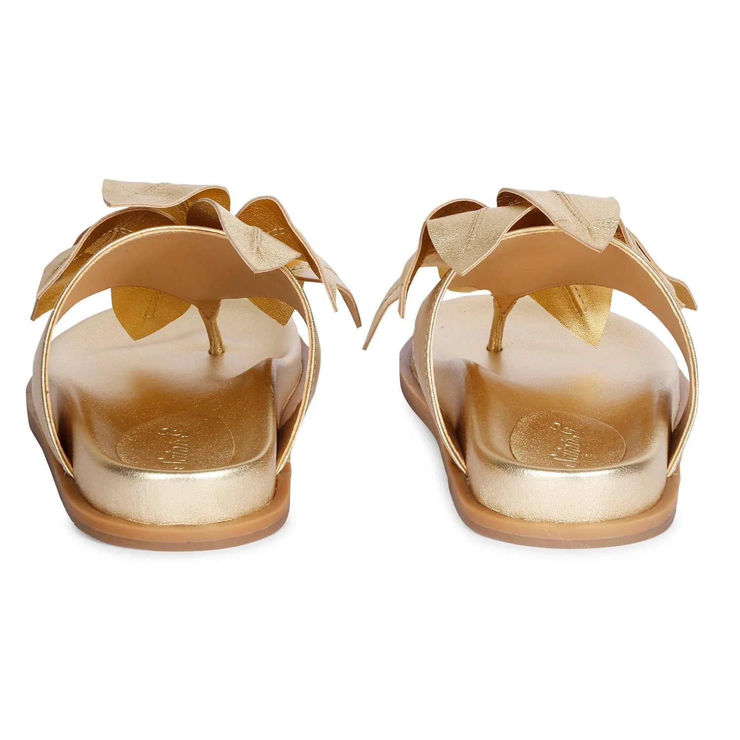 Affordable Luxury Claudia Gold Sandals  Almost Gone!