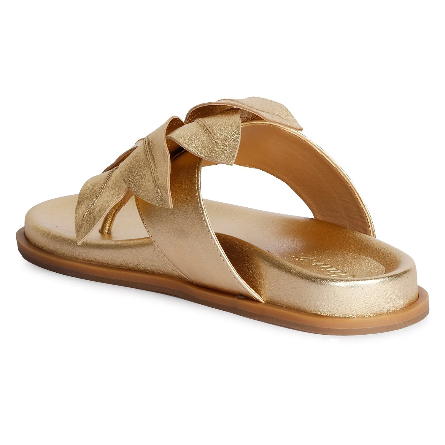 Affordable Luxury Claudia Gold Sandals  Almost Gone!