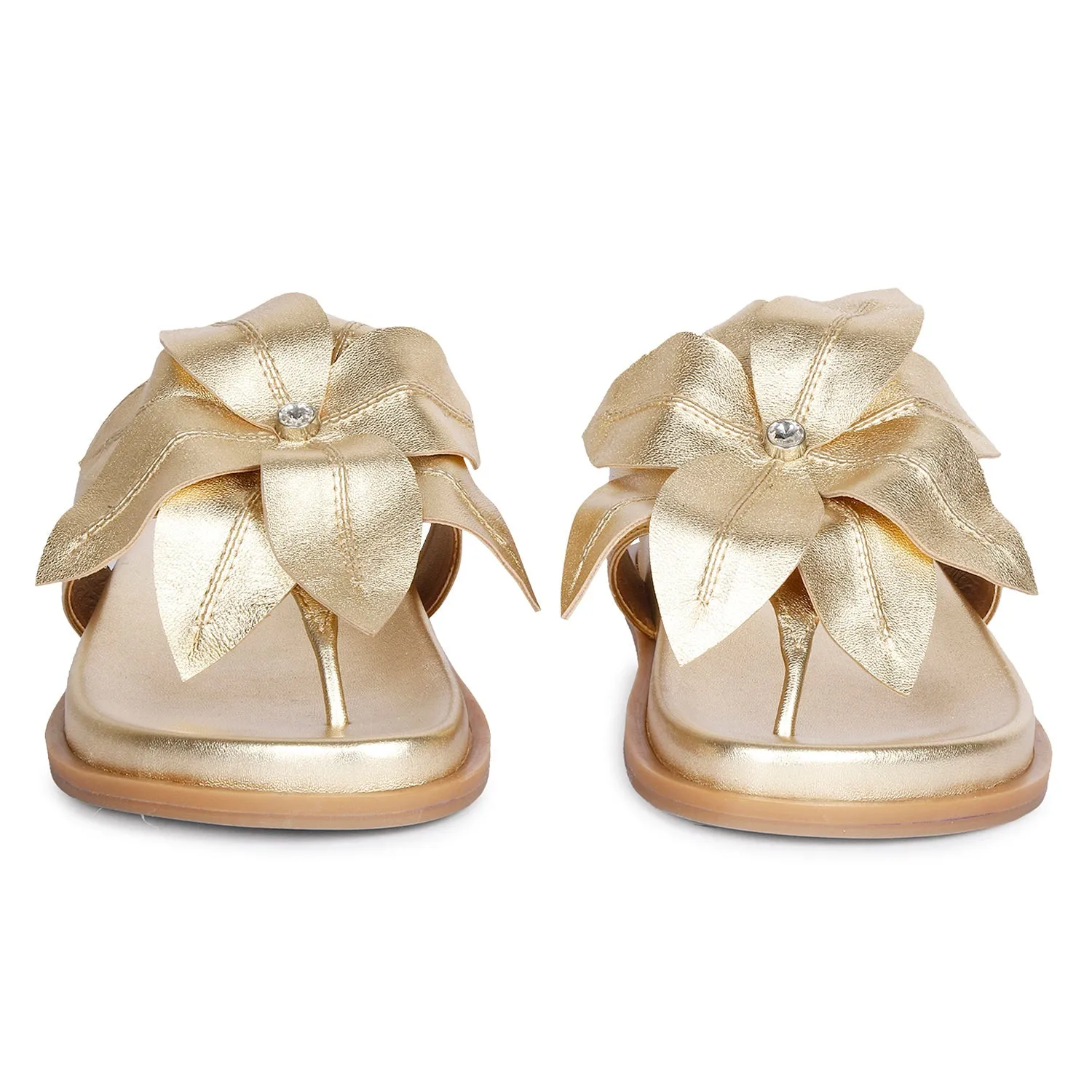 Affordable Luxury Claudia Gold Sandals  Almost Gone!