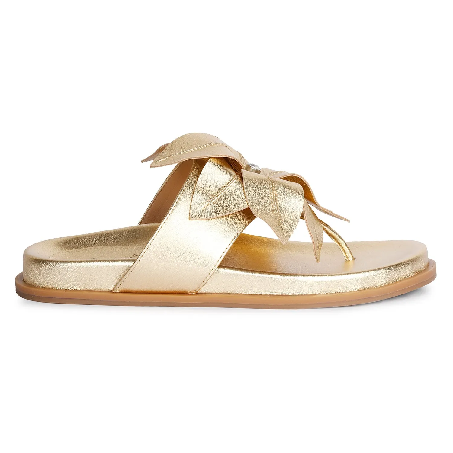 Affordable Luxury Claudia Gold Sandals  Almost Gone!