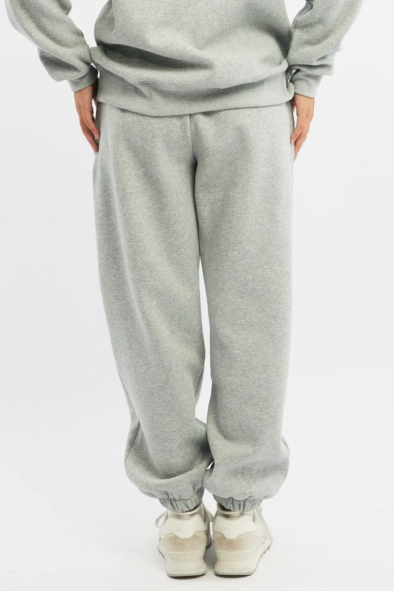 Affordable Luxury Grey Track Pants Jogger Ally  Last Few Pieces!