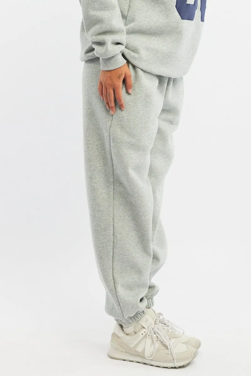 Affordable Luxury Grey Track Pants Jogger Ally  Last Few Pieces!