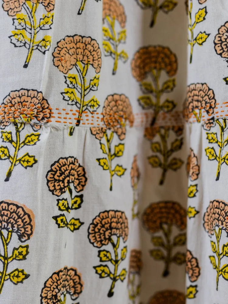 Affordable Luxury Lorelei Tiered Dress - Marigold  Stylish & Comfortable