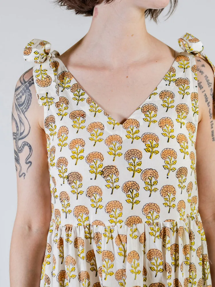 Affordable Luxury Lorelei Tiered Dress - Marigold  Stylish & Comfortable