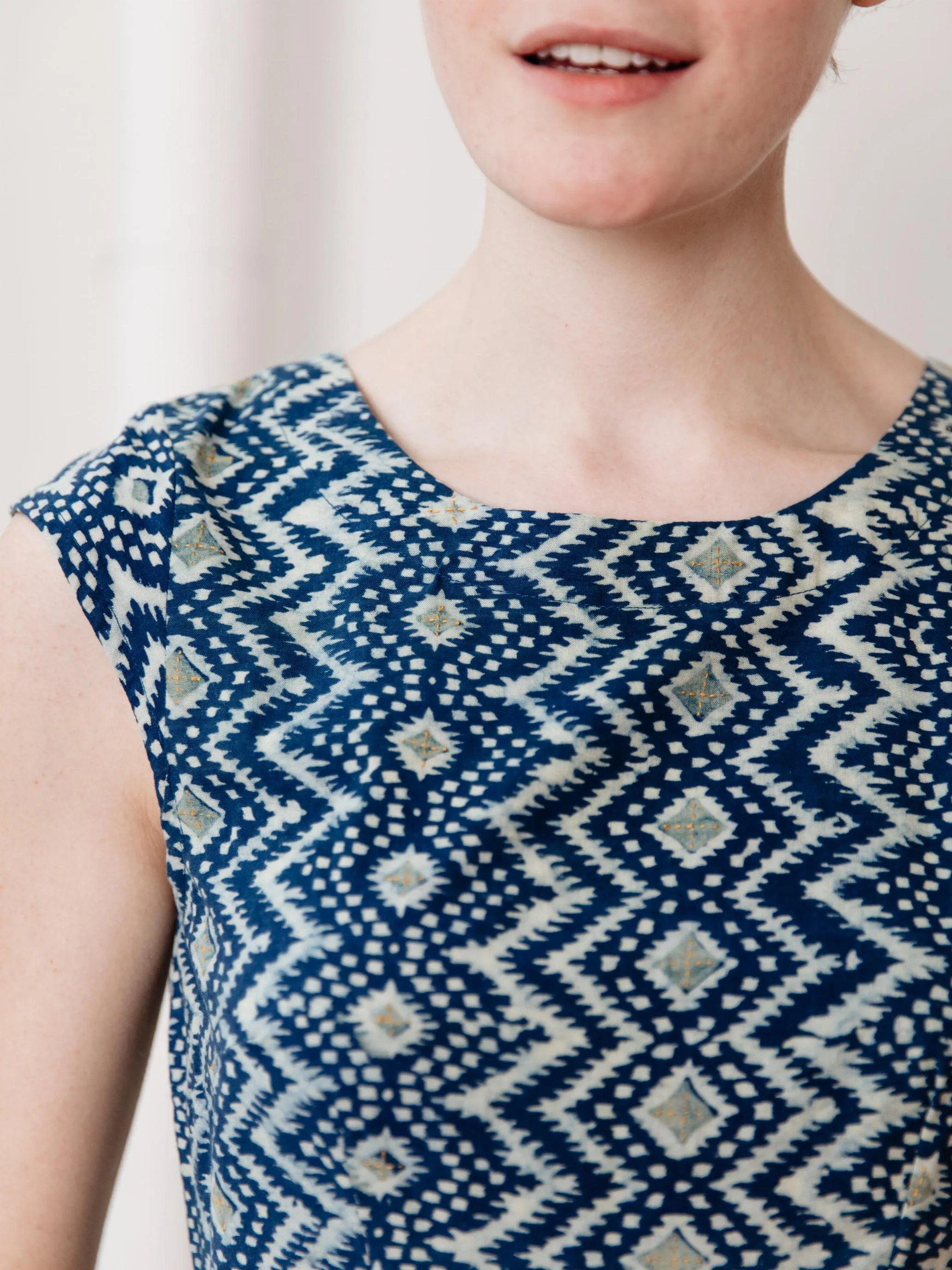 Affordable Luxury Marseille Dress - Aegean  Last Chance!