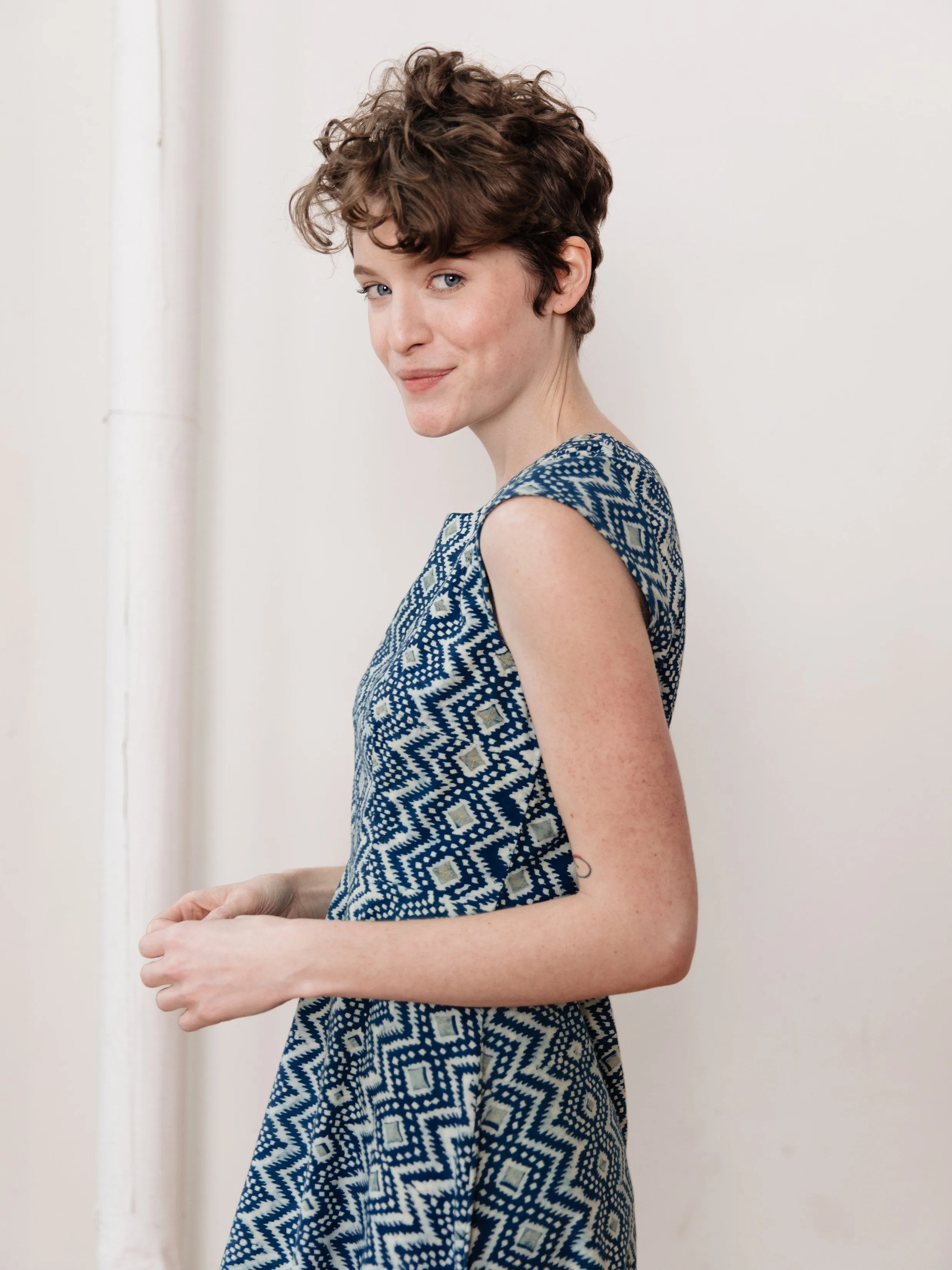 Affordable Luxury Marseille Dress - Aegean  Last Chance!