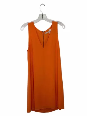 Alice   Olivia Size Medium Orange Pre-Owned Dress- Ladies