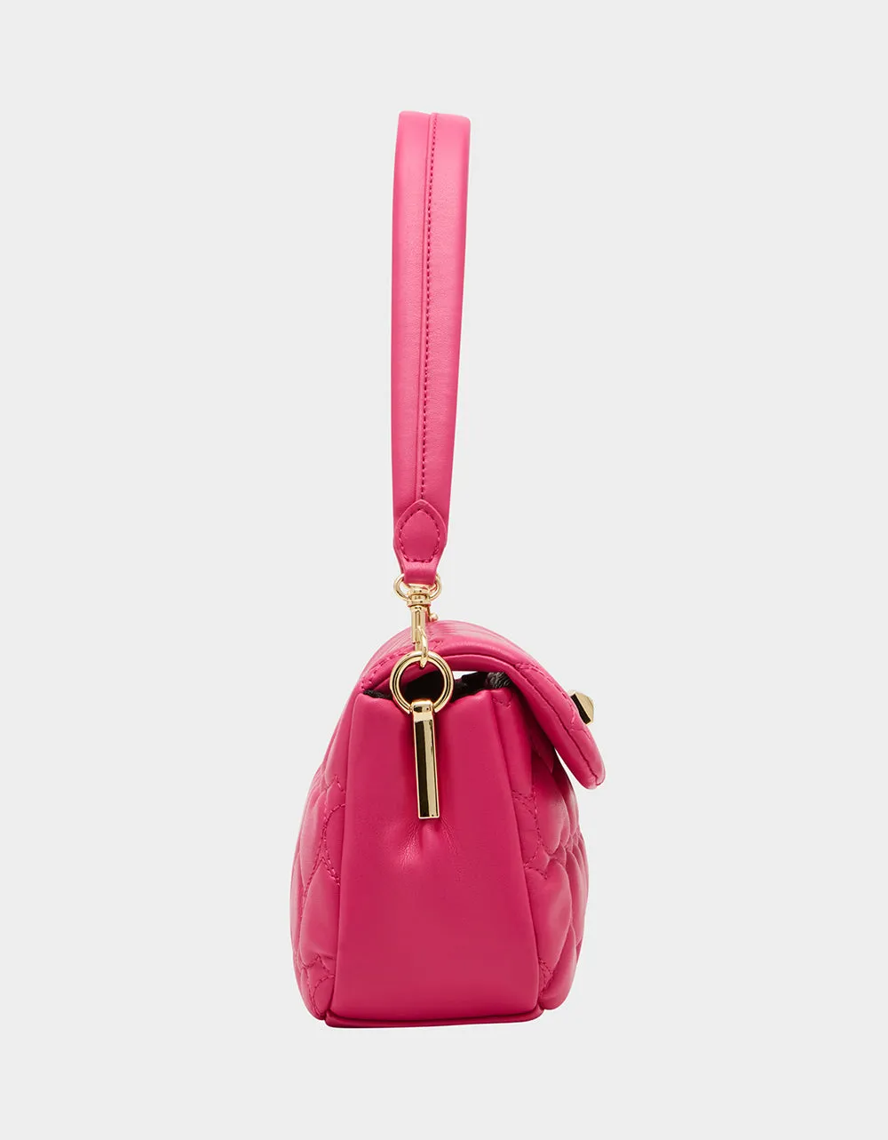 ALWAYS HEART-CORE FLAP SHOULDER BAG PINK Betsey Johnson