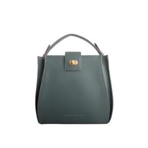Athena Leather Bucket Bag