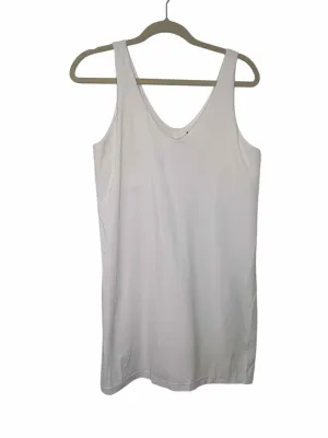 Athleta Size Large White Pre-Owned Dress- Ladies