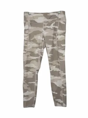 Athleta Size Medium Camouflage Pre-Owned Leggings- Ladies