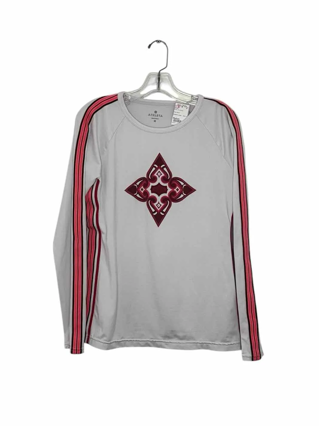 Athleta Size Medium White Pre-Owned Top- Ladies
