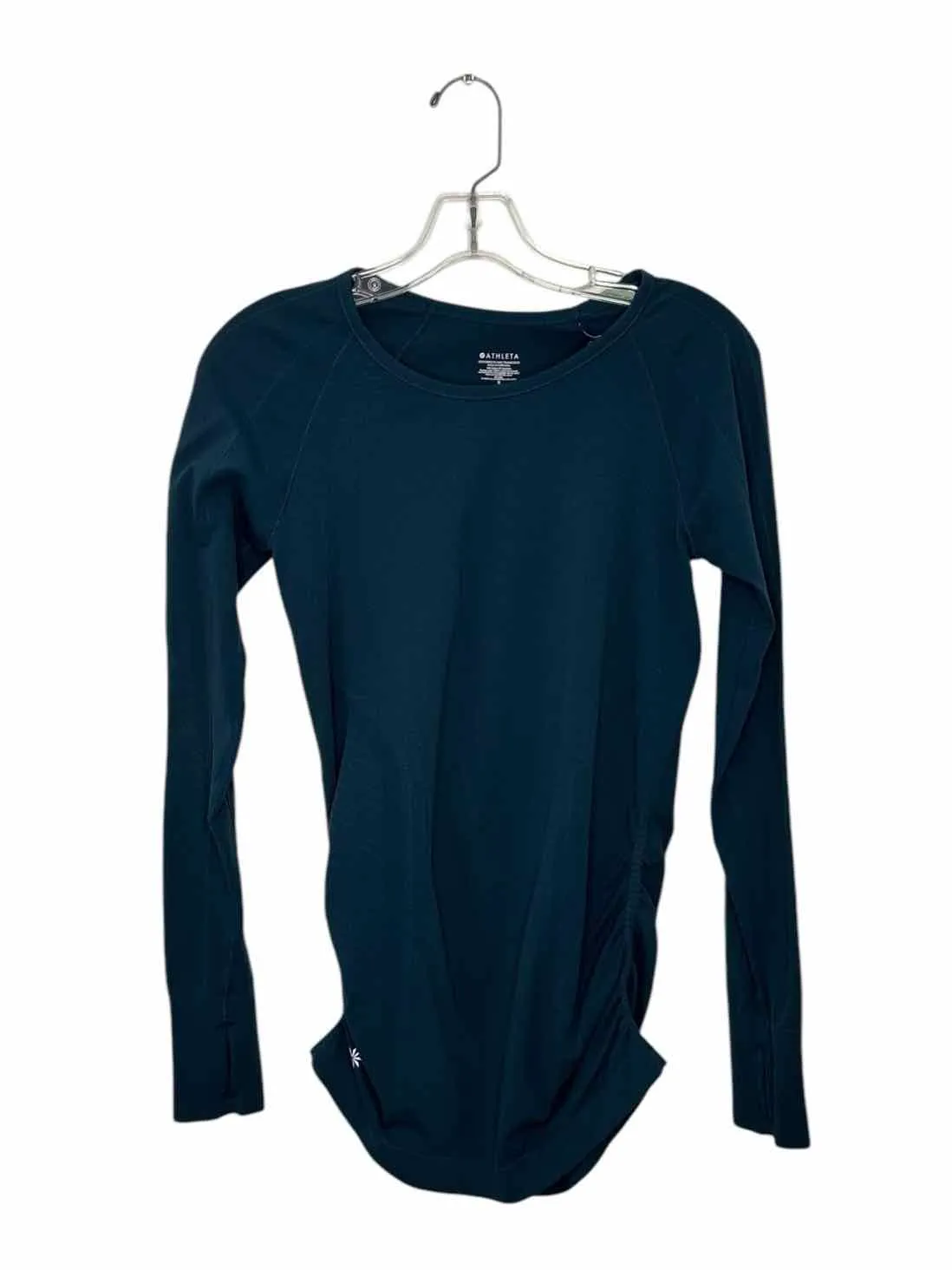 Athleta Size Small Teal Pre-Owned Top- Ladies
