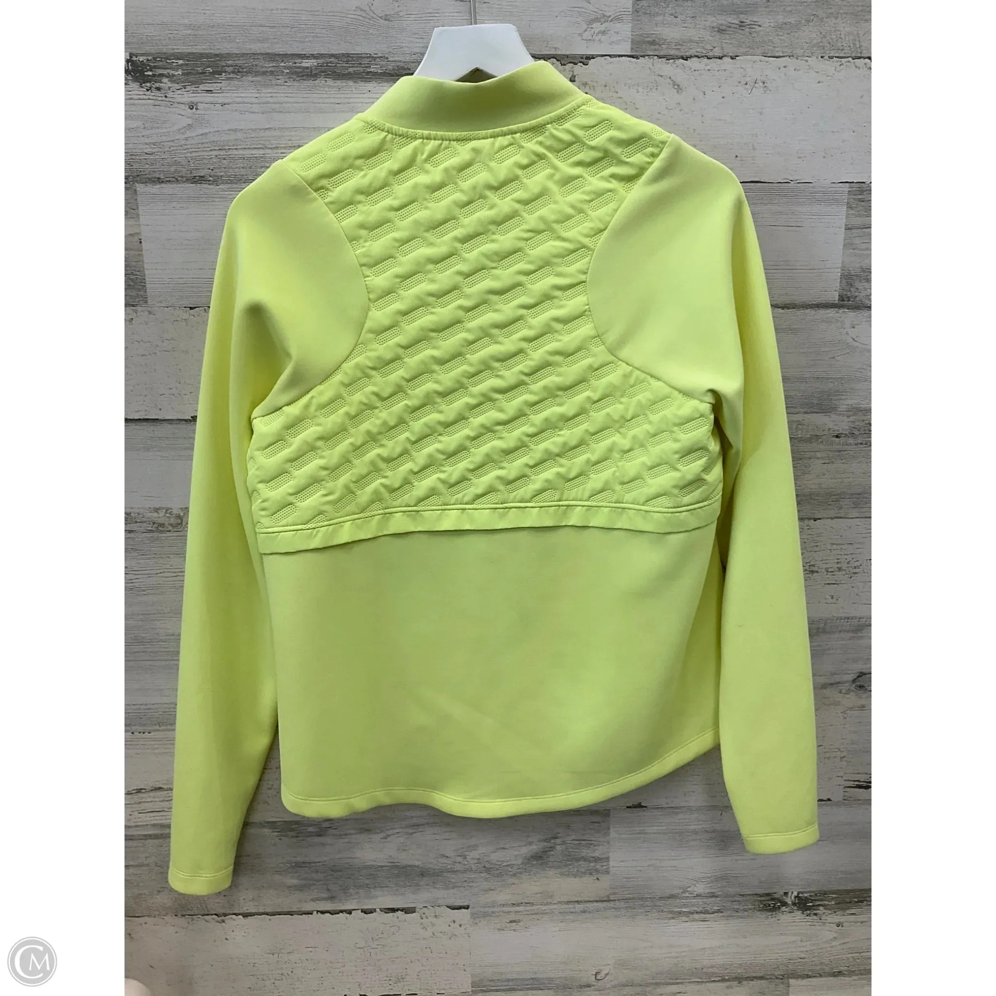 Athletic Jacket By Avia In Yellow, Size: S