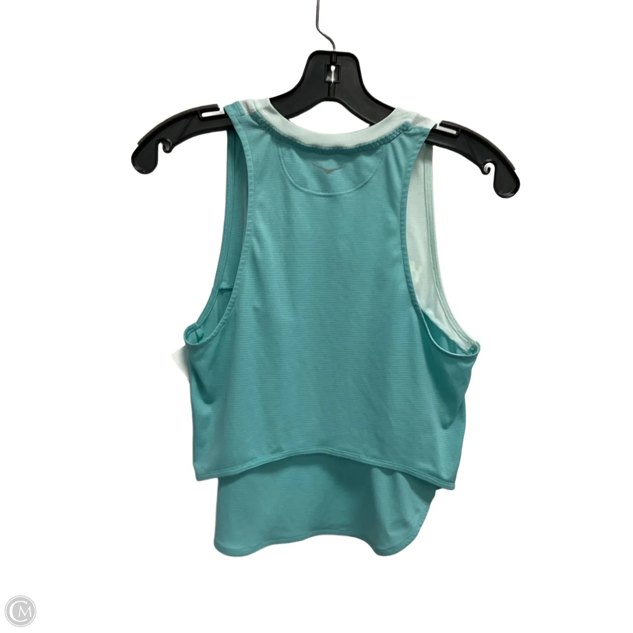 Athletic Tank Top By Hoka In Blue, Size: S