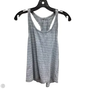 Athletic Tank Top By Lululemon In Grey, Size: S
