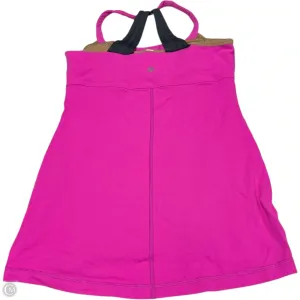 Athletic Tank Top By Lululemon In Pink, Size: M