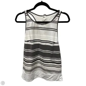 Athletic Tank Top By Lululemon In Striped Pattern, Size: M