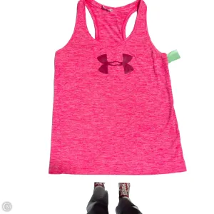 Athletic Tank Top By Under Armour In Pink, Size: Xs