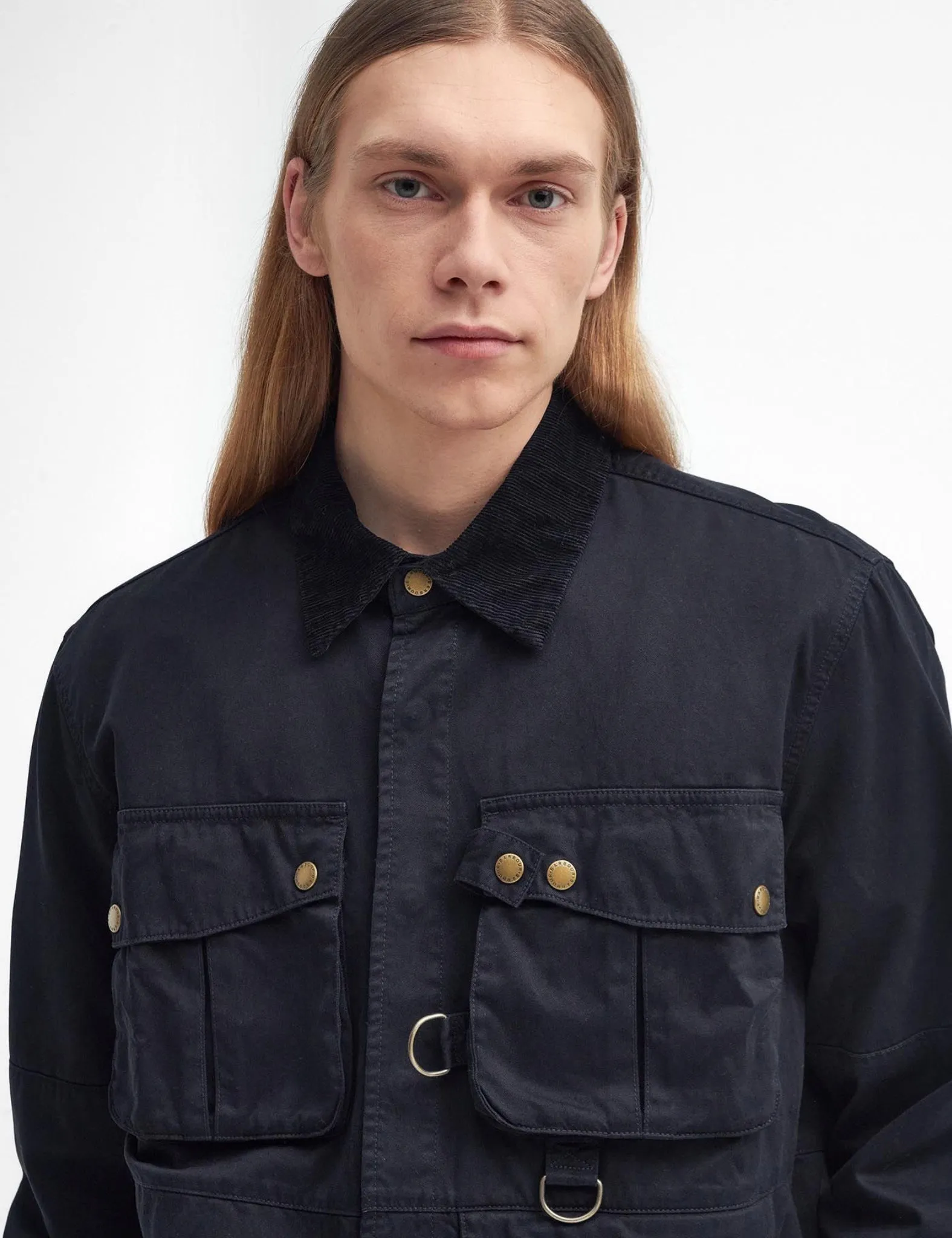 Bestseller Barbour Heritage Oakmoor Shirt Jacket - Black  Limited Availability!