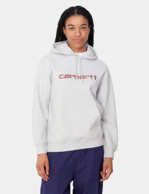 Bestseller Carhartt WIP Women's Hooded Carhartt Sweatshirt (Regular) - Ash Heather Grey  Ends Soon!