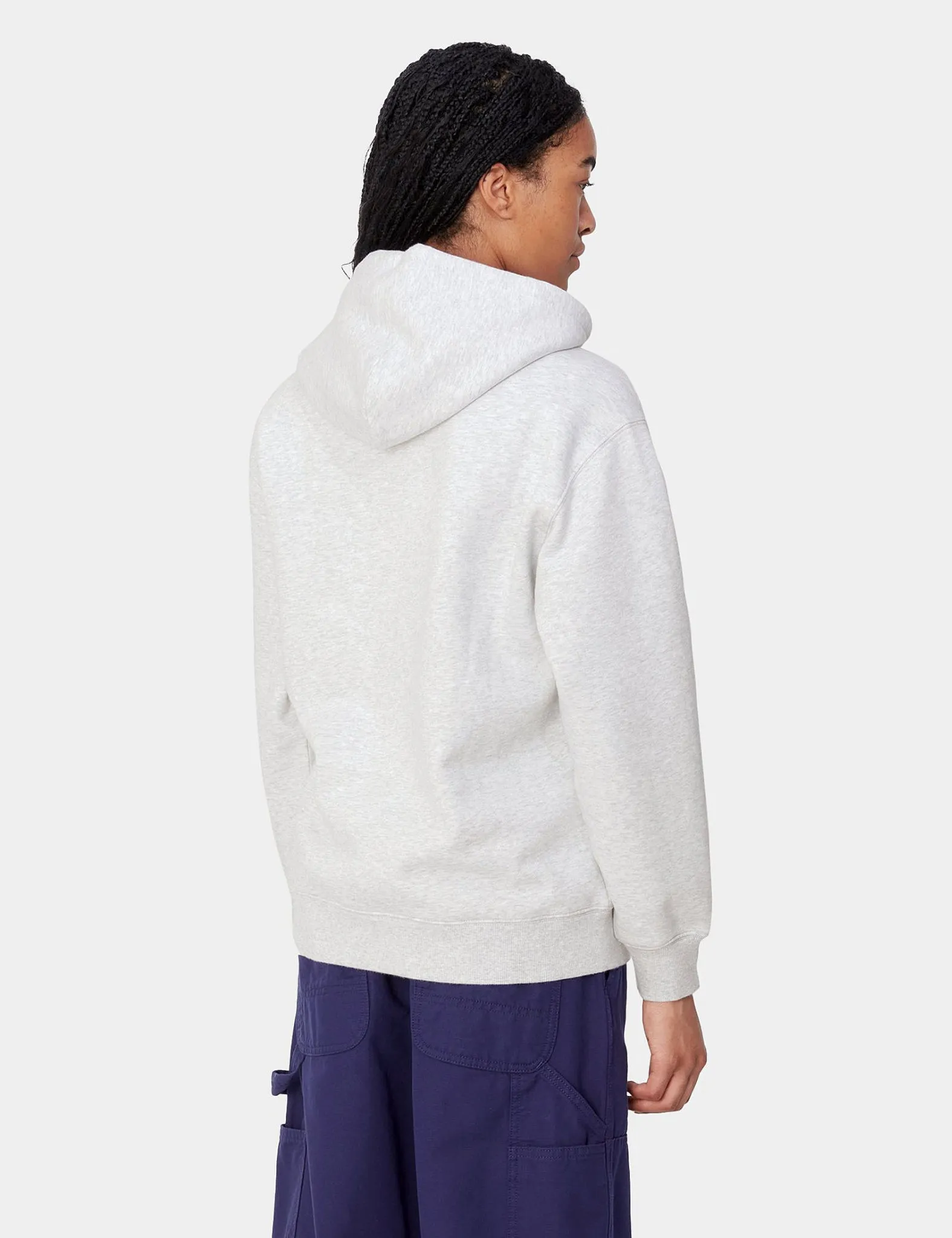 Bestseller Carhartt WIP Women's Hooded Carhartt Sweatshirt (Regular) - Ash Heather Grey  Ends Soon!