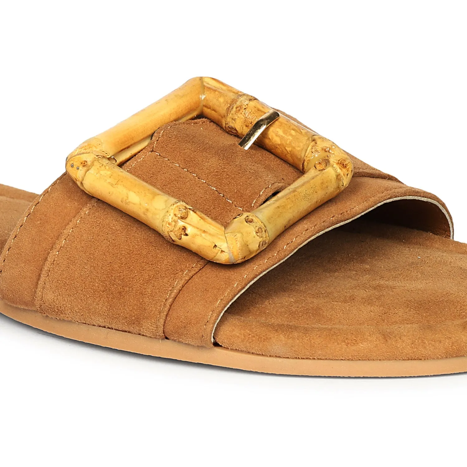 BestSelling Amsterdam Suede - Cognac Sandals  Ends Soon!