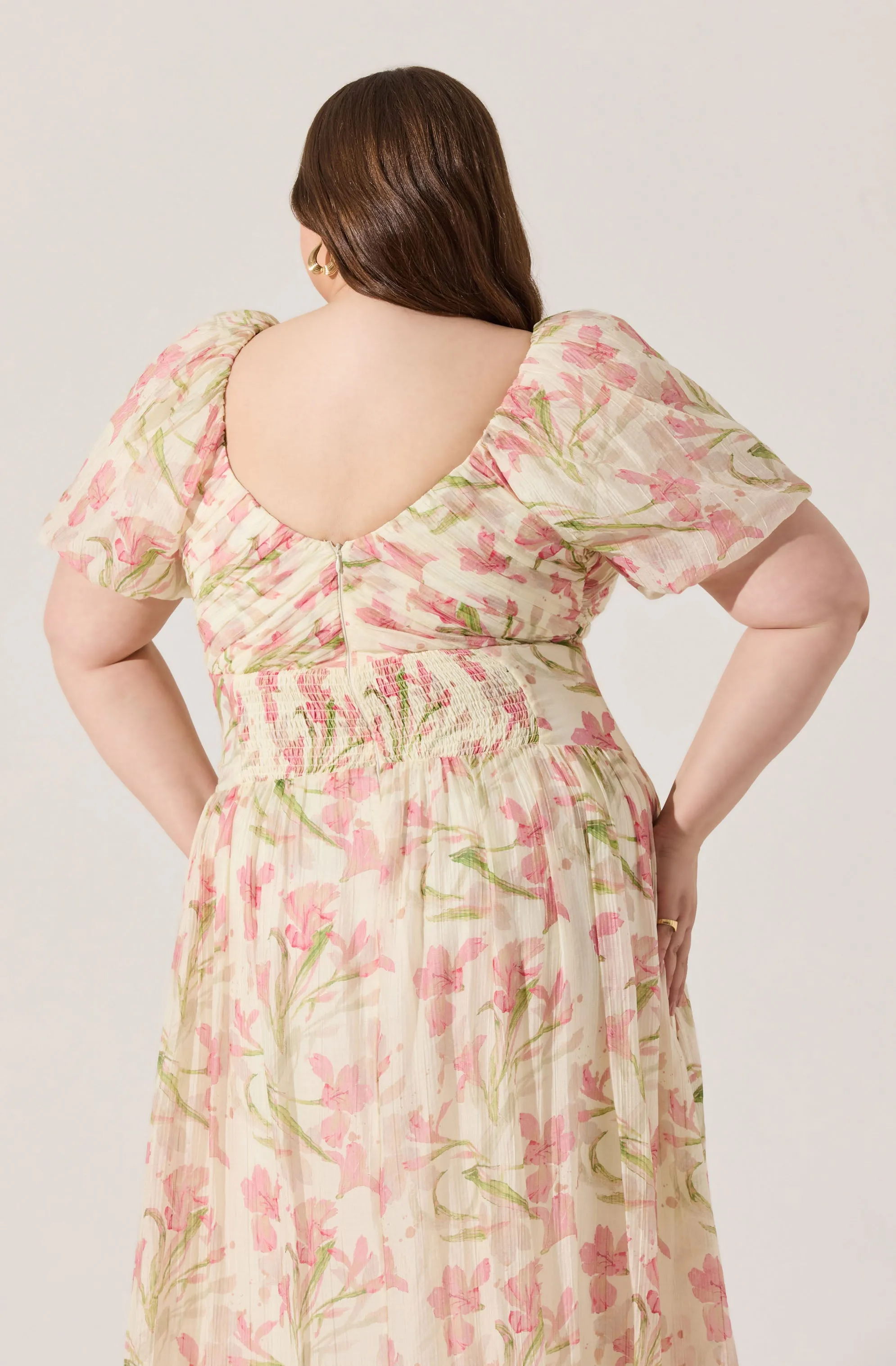 BestSelling Sasilia Floral Puff Sleeve Dress  Ends Soon!