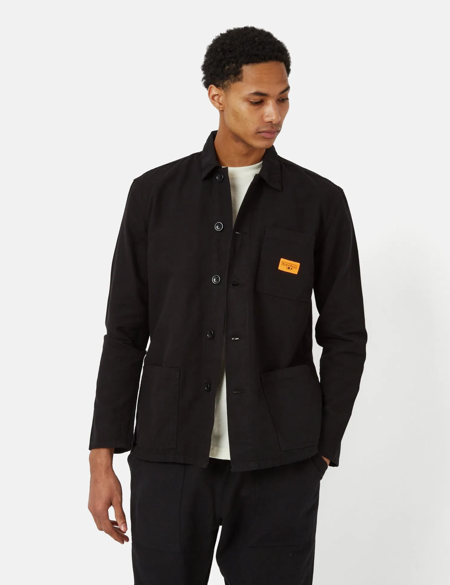BestSelling Service Works Coverall Jacket (Canvas) - Black  Last Chance!