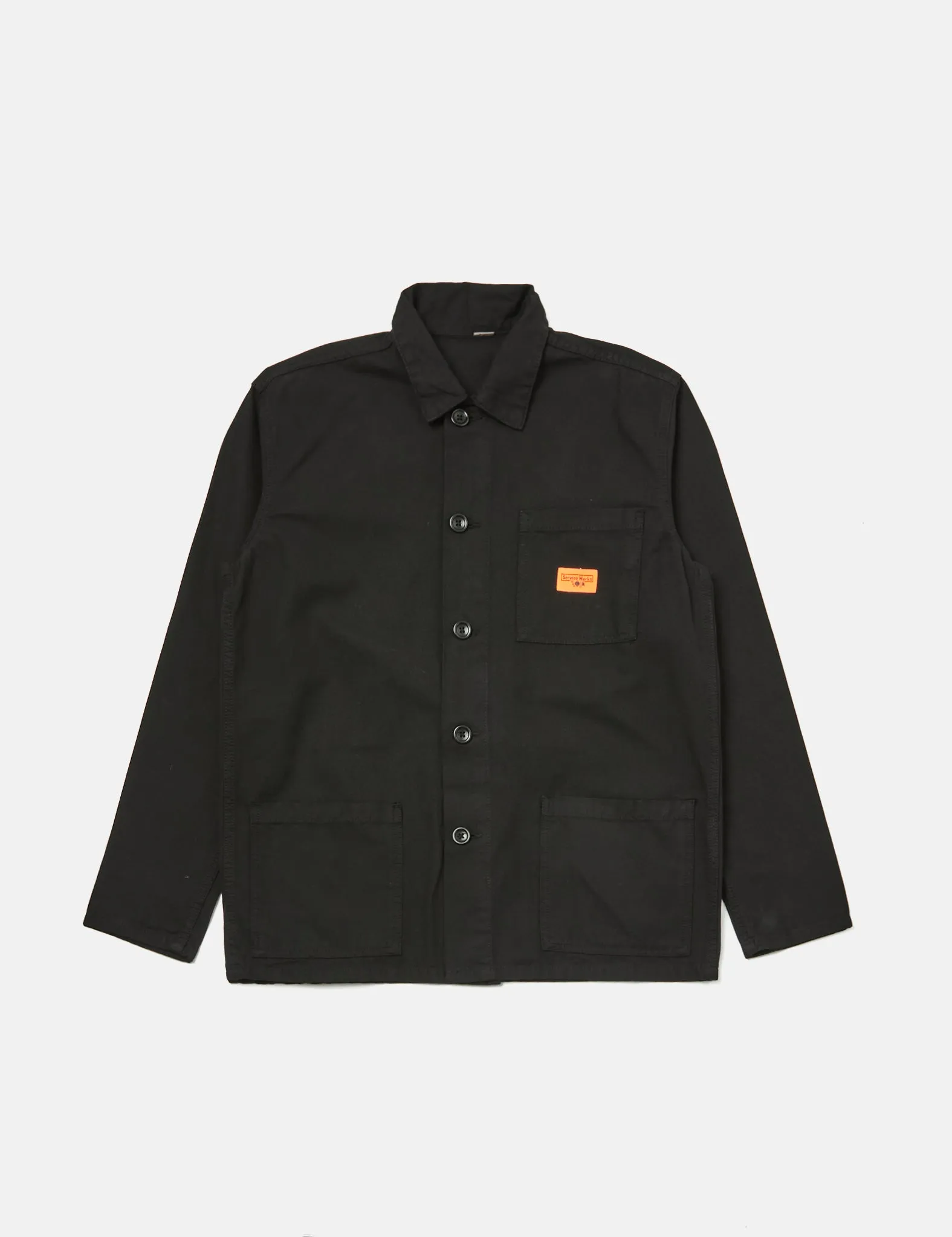 BestSelling Service Works Coverall Jacket (Canvas) - Black  Last Chance!
