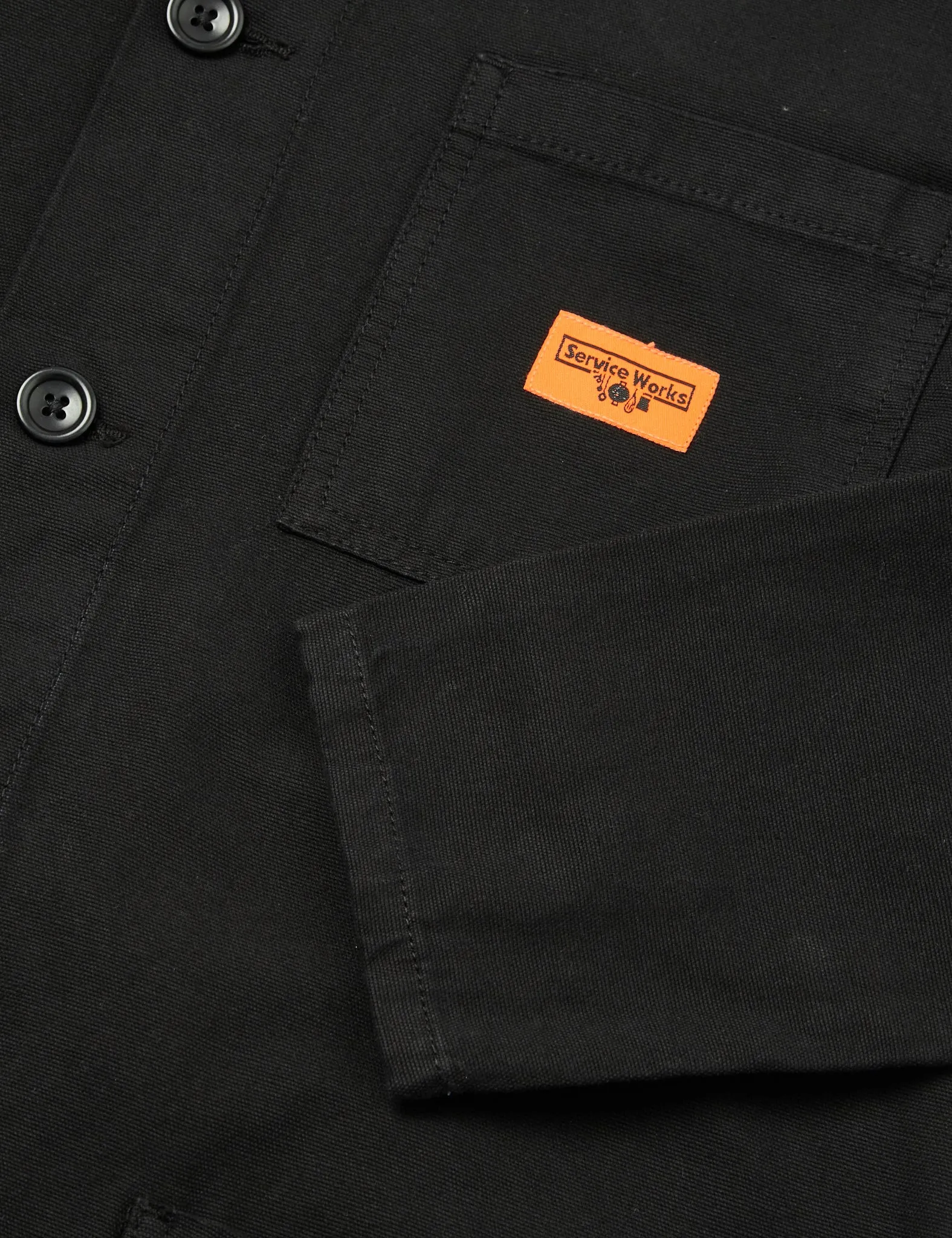 BestSelling Service Works Coverall Jacket (Canvas) - Black  Last Chance!