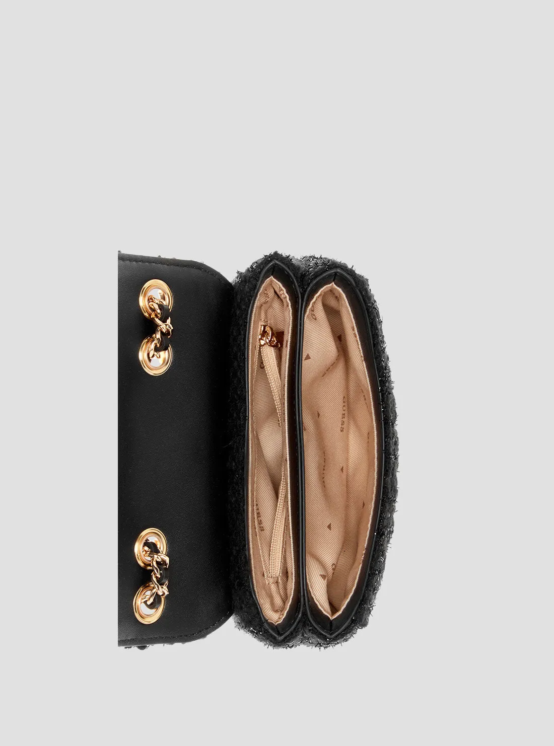 Black Giully Mini Crossbody Bag Guess