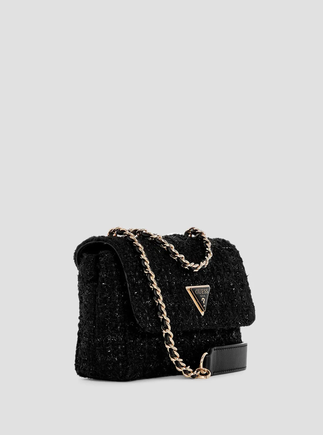 Black Giully Mini Crossbody Bag Guess
