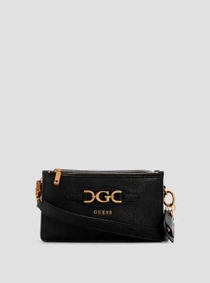 Black Malva Crossbody Bag Guess