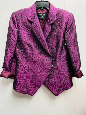 Blazer By bergdorf goodman In Purple, Size: M