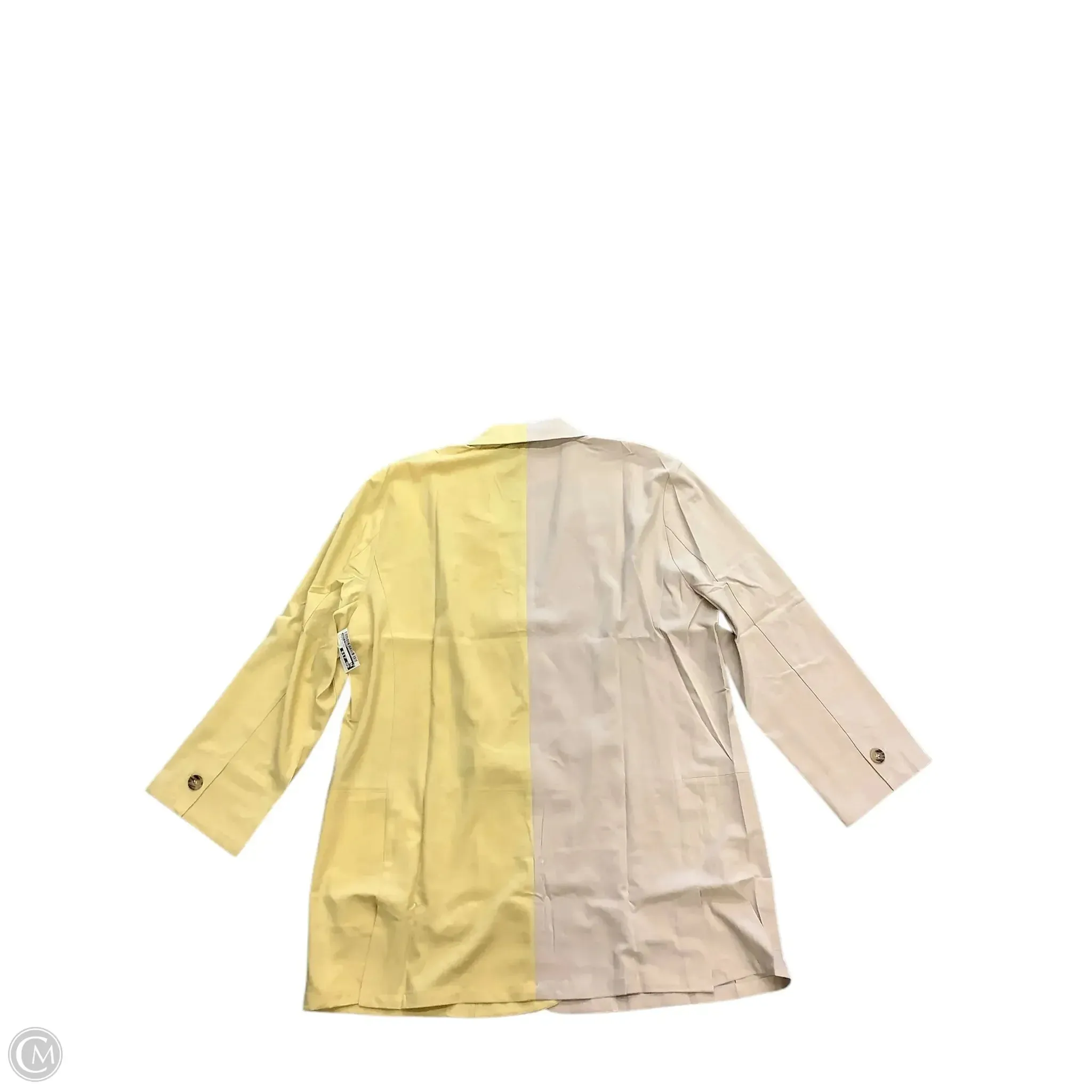 Blazer By Davi & Dani In Tan & Yellow 3X