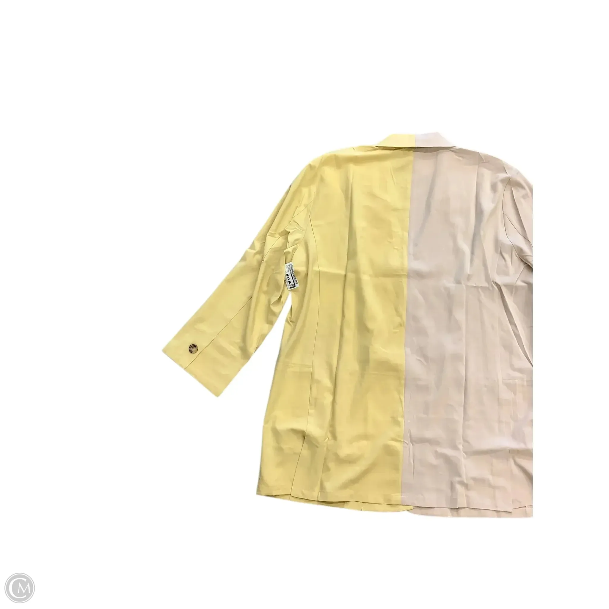 Blazer By Davi & Dani In Tan & Yellow 3X