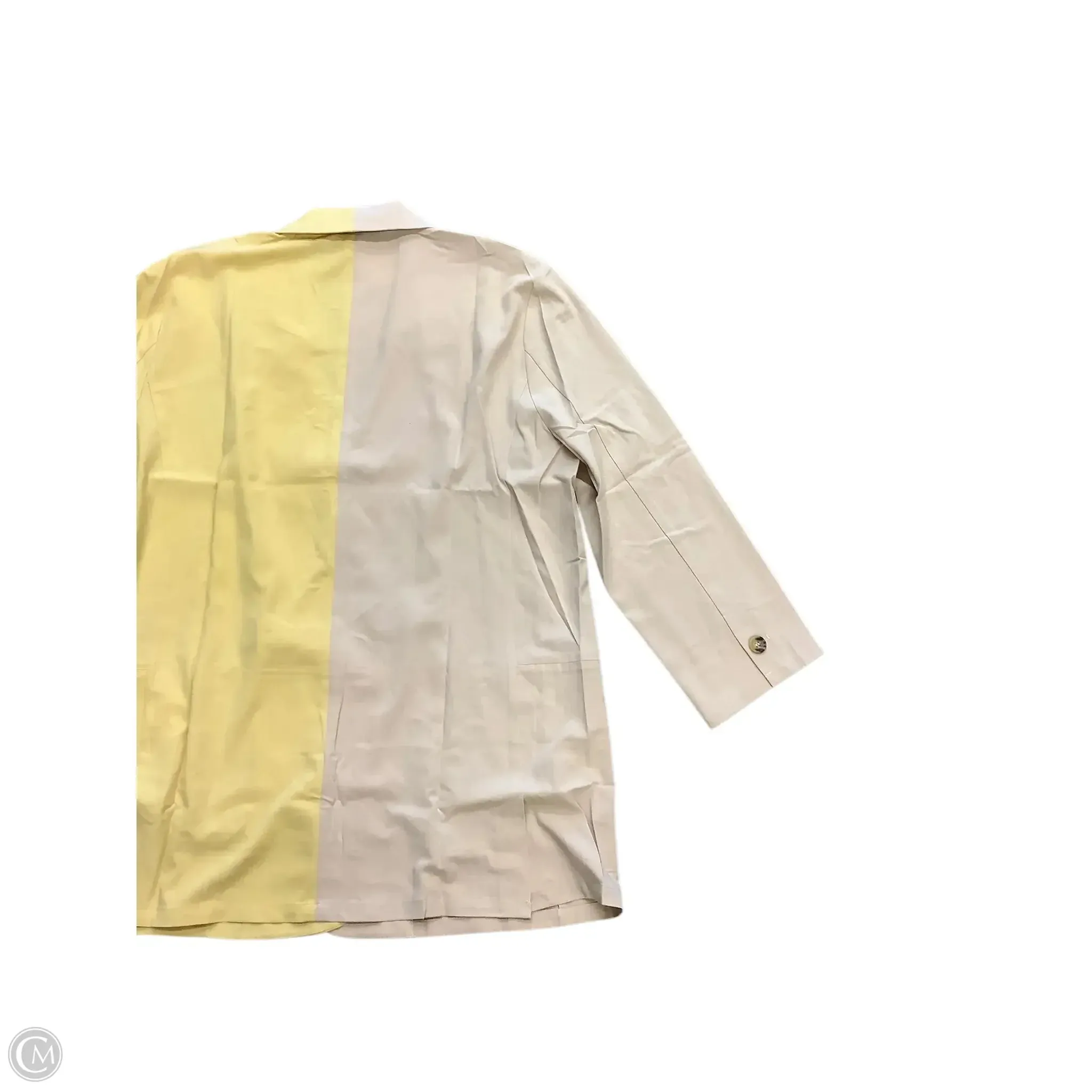 Blazer By Davi & Dani In Tan & Yellow 3X
