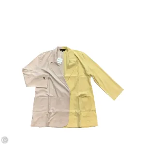 Blazer By Davi & Dani In Tan & Yellow 3X