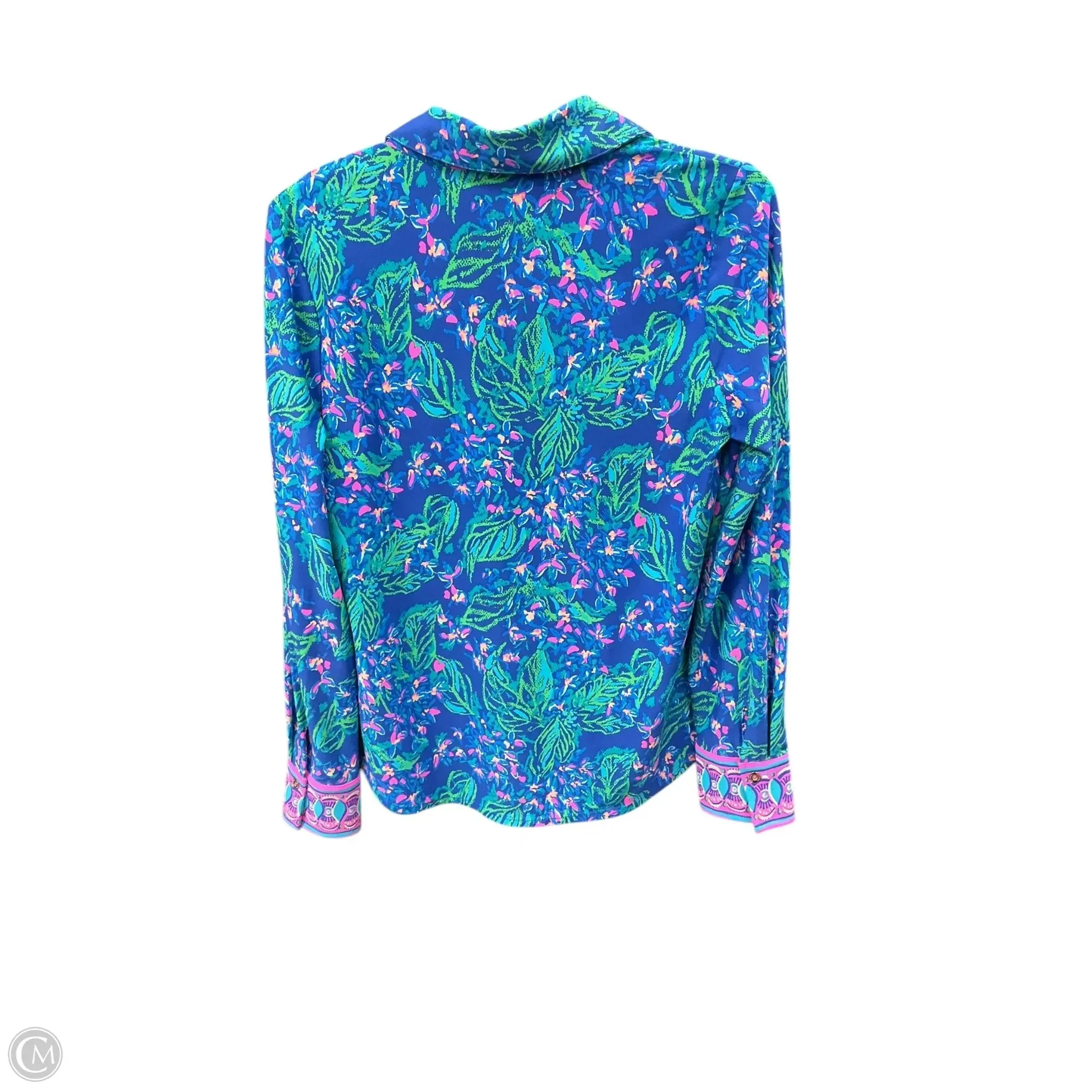 Blouse Designer By Lilly Pulitzer In Nautical Print, Size: M