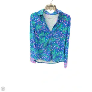 Blouse Designer By Lilly Pulitzer In Nautical Print, Size: M