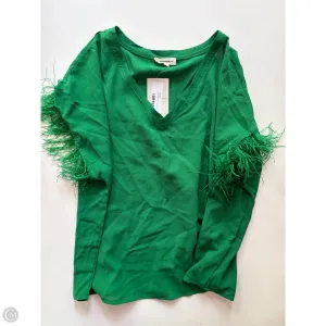 Blouse Short Sleeve By Ee Some In Green, Size: L
