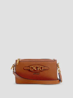 Brown Malva Crossbody Bag Guess