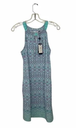 Cabana Life Size Small Turquoise Print New w/ Tags Dress- Ladies