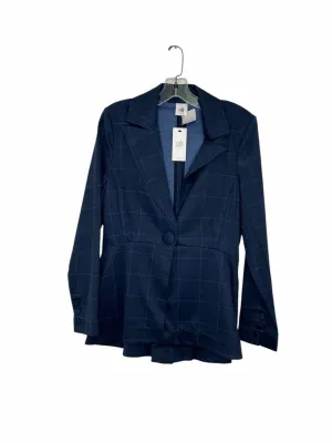 Cabi Size 6 Blue Plaid New w/ Tags Blazer/Indoor Jacket- Ladies