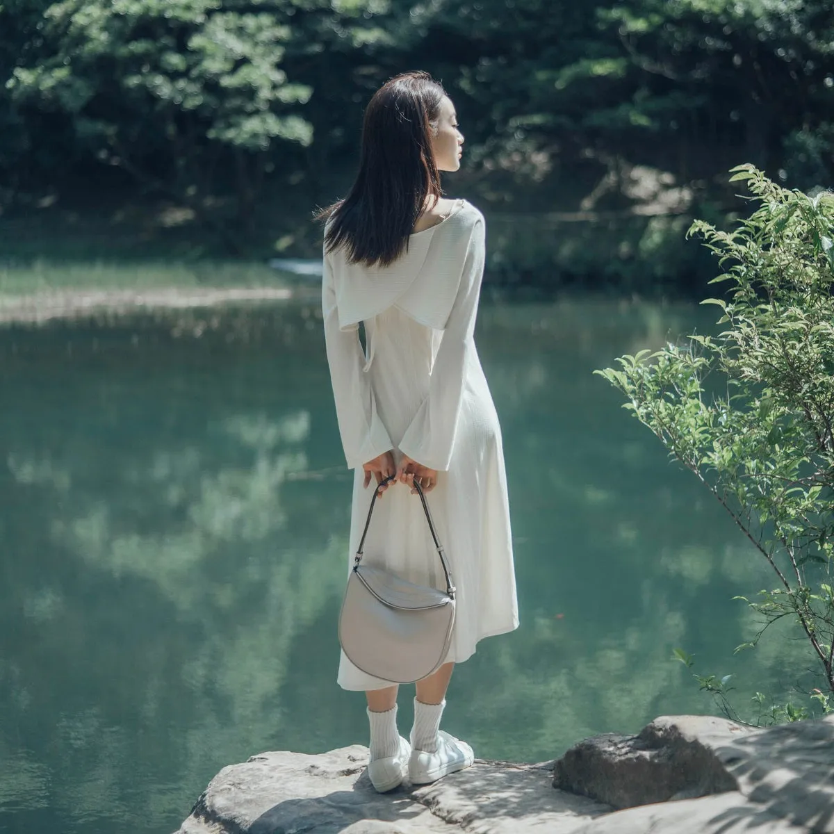 Cally Leather Crossbody Bag