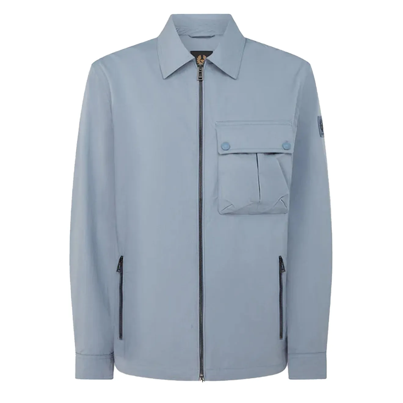 Clearance Price Belstaff Drome Overshirt Blue Flint  Dont Miss Out!