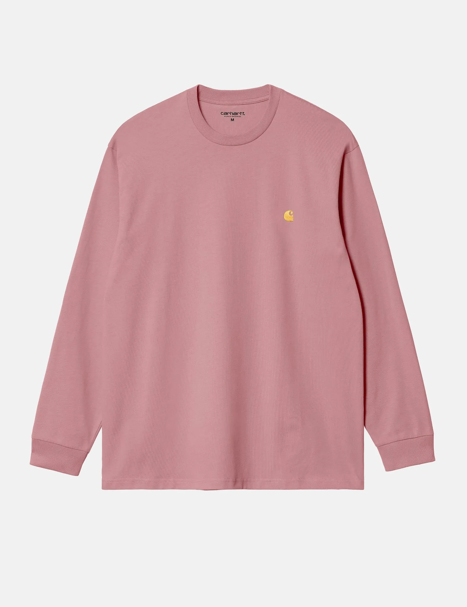 Clearance Price Carhartt-WIP Long Sleeve Chase T-Shirt (Loose) - Glassy Pink  Going Fast!